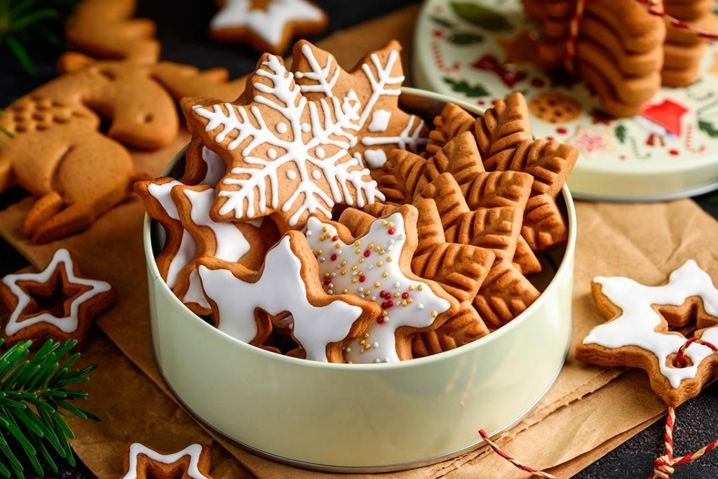 Biscoito de natal, deliciosos para comer e muito perfeito para decorar