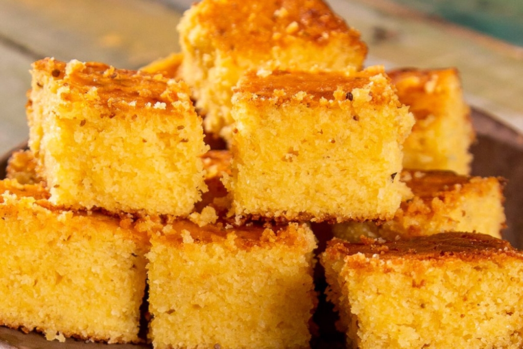 Bolo de Fubá perfeito para aquele café da tarde