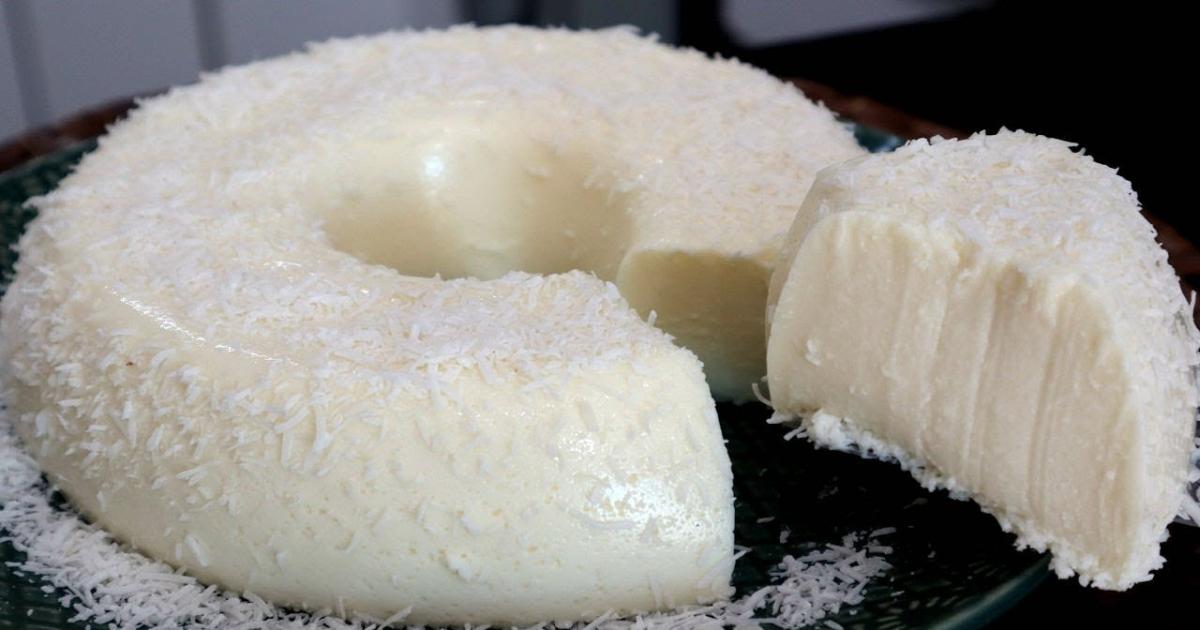 Manjar de coco low carb, sirva uma sobremesa saudável para sua família