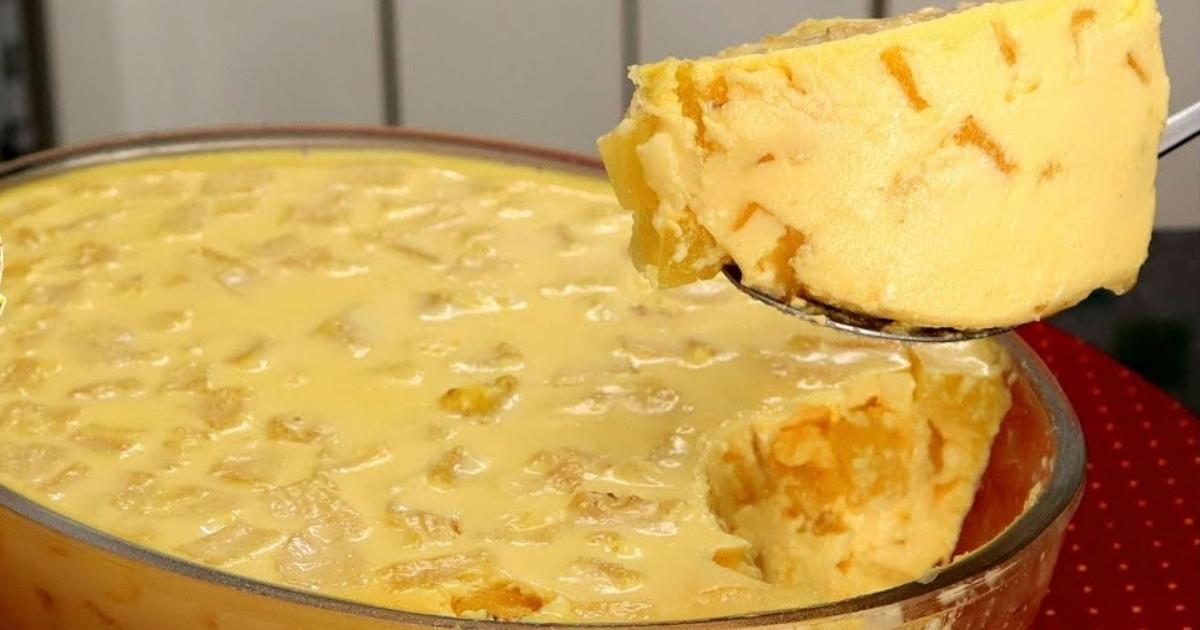 Mousse de abacaxi com apenas 3 ingredientes, esse pra ninguém botar defeito