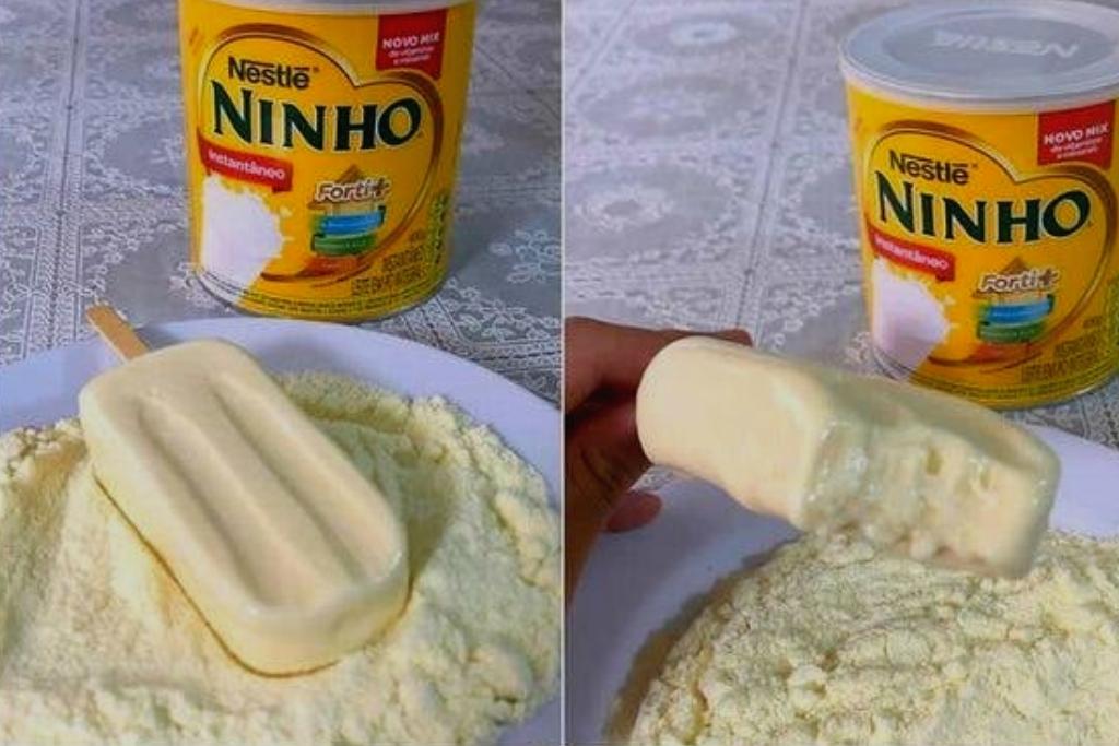 Picolé de leite ninho cremoso refresque-se com essa receita de dar água na boca