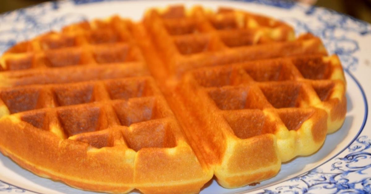 Waffle de Fubá Rápido e Saboroso!