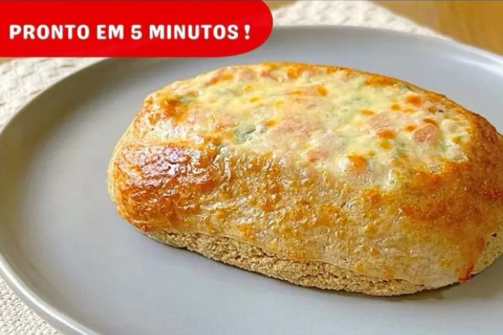 Faca um substituto para o pao em 5 minutos: receita deliciosa, facil e sem farinha